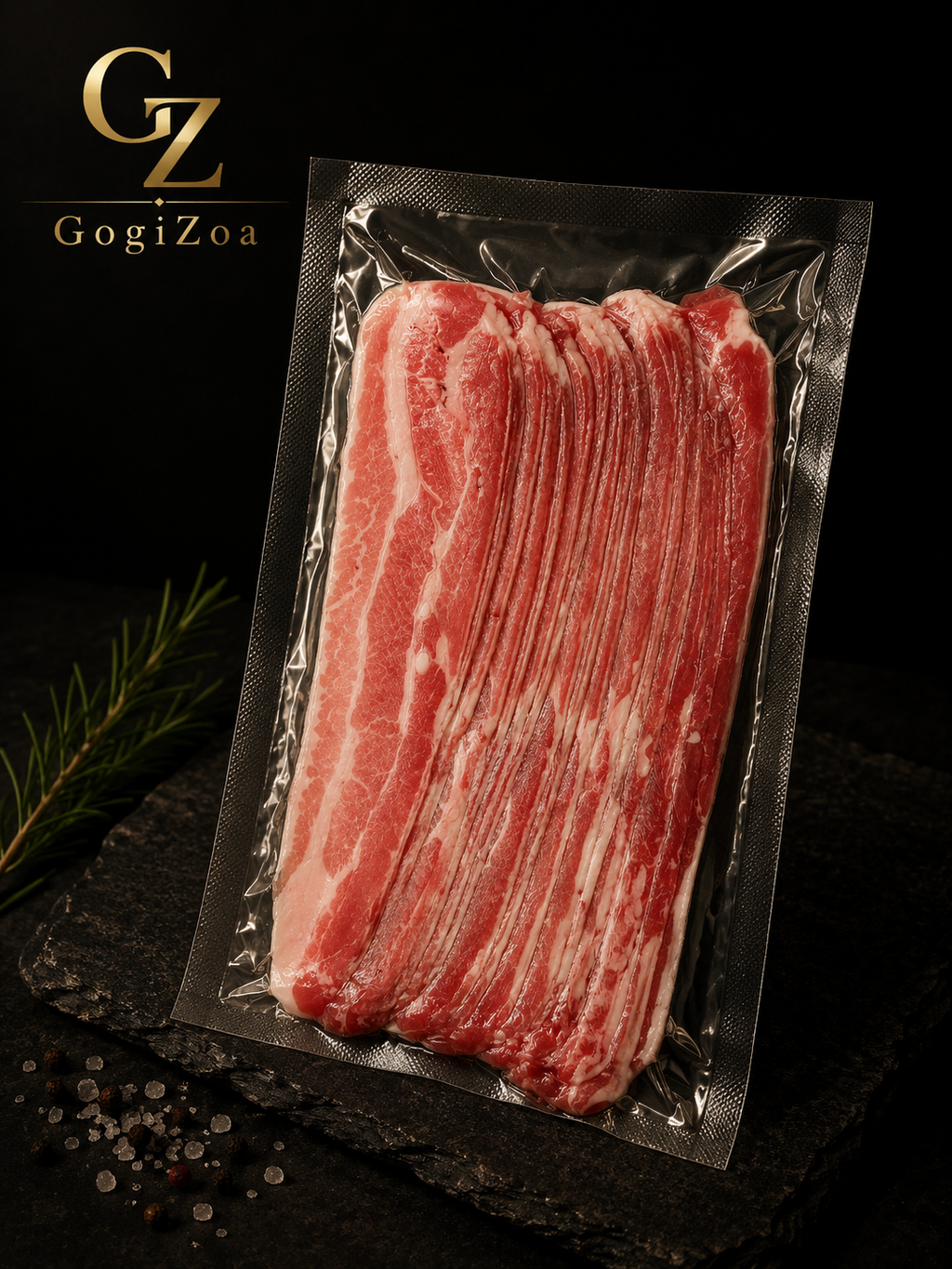 Pork belly Sliced 1.5-2mm /슬라이스삼겹살 p. KG