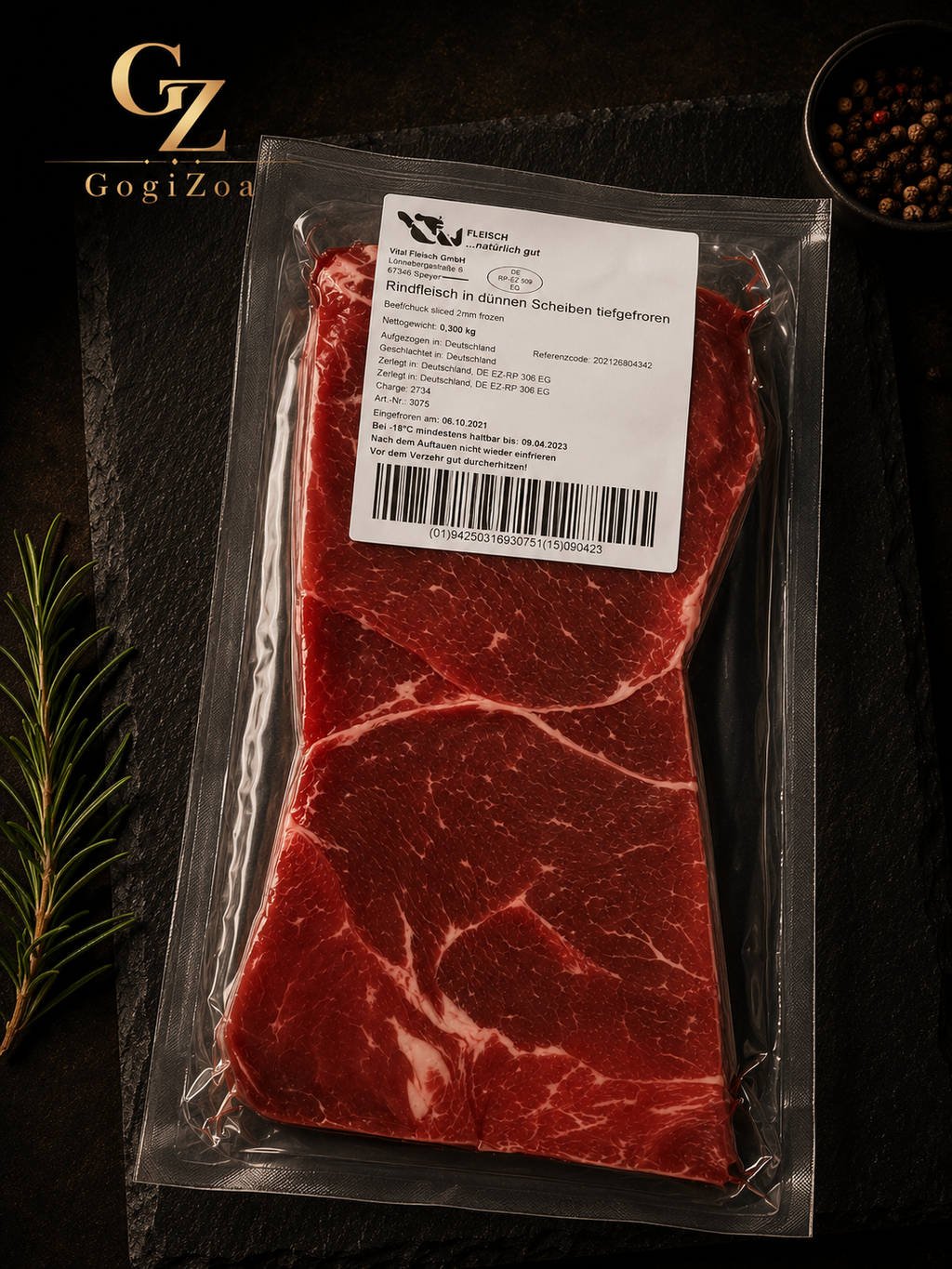 Beef Sliced 1.5-2mm / 소불고기용 p.KG