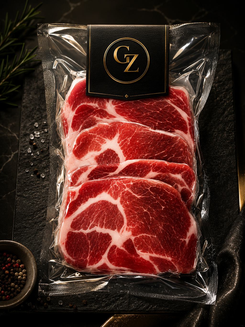Pork Collar Sliced 3mm/슬라이스 목살 p.KG