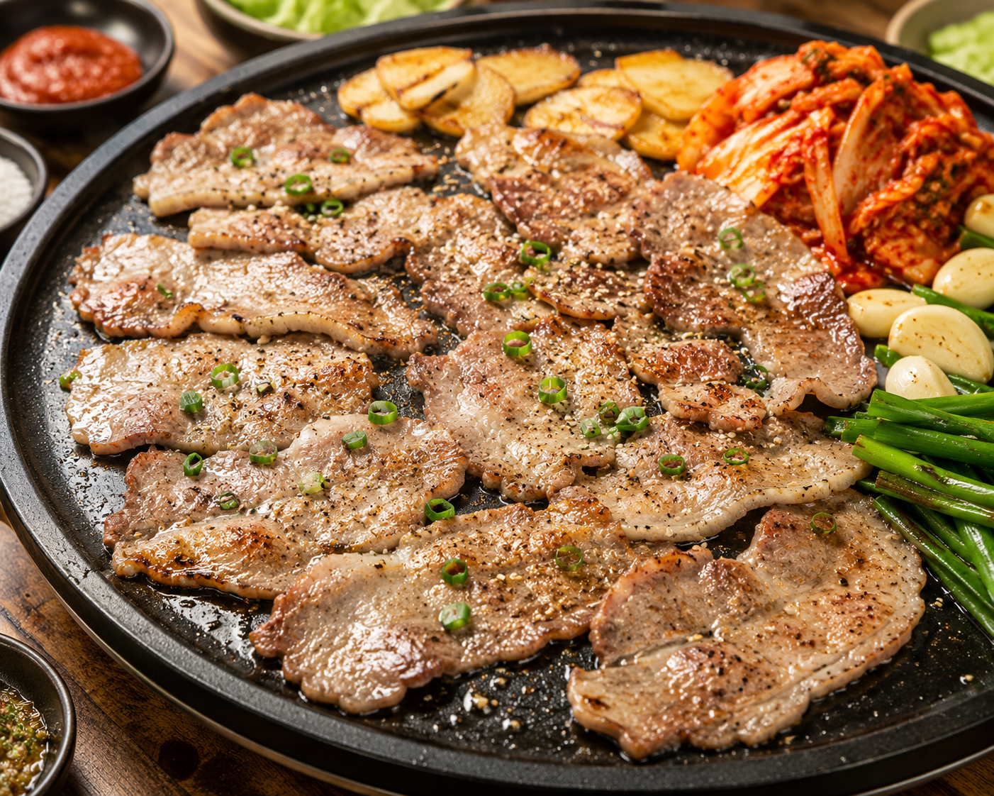 Pork Collar Sliced 3mm/슬라이스 목살 p.KG