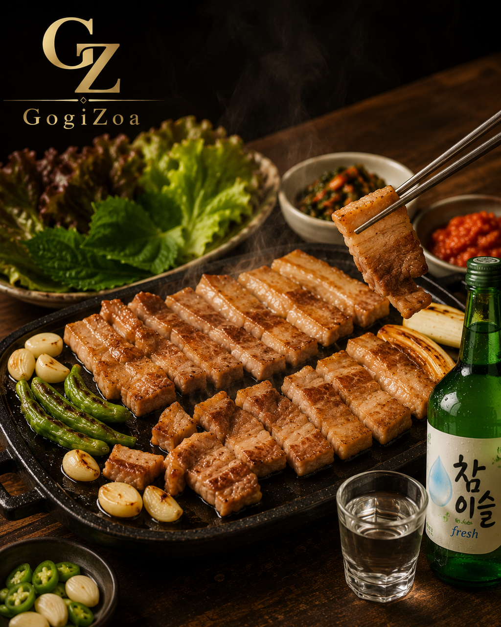Pork Belly Sliced 7mm/슬라이스 삼겹살 p.KG